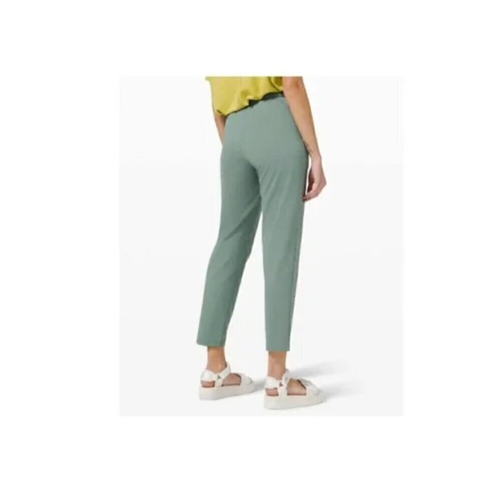 Lululemon Keep Moving Pant 7/8 High-Rise Tidewater Teal Size 2 EUC